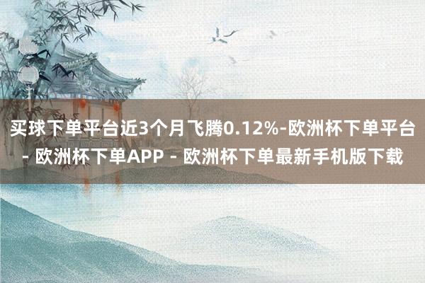 买球下单平台近3个月飞腾0.12%-欧洲杯下单平台- 欧洲杯下单APP - 欧洲杯下单最新手机版下载